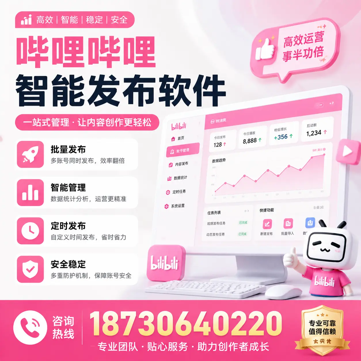 如何评估哔哩哔哩智能发布软件的ROI？六盘水 企业必读