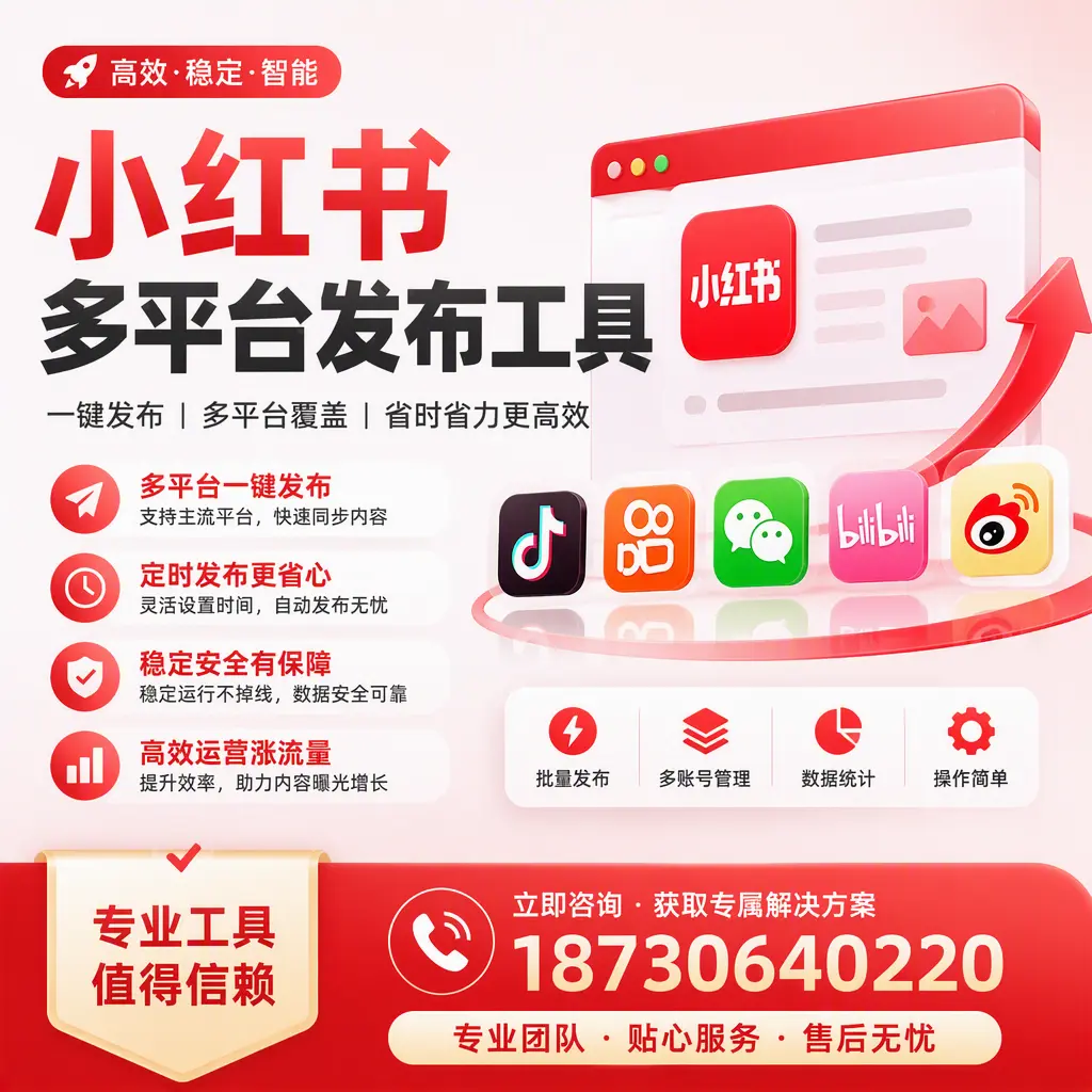 在 六盘水 小红书多平台发布工具的市场前景分析